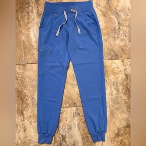 NWOT FIGS Zamora Jogger Scrub Pants in Blue Women’s XXS